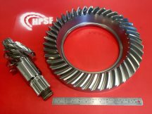 red background gear and pinion